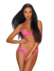 Sexy set alabaster set neon pink - Obsessive