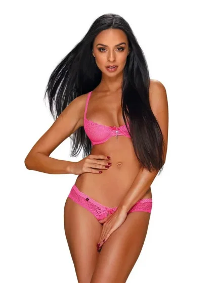 Sexy set model 15327339 set neon pink - Obsessive Sexy set model 15327339 set neon pink - Obsessive