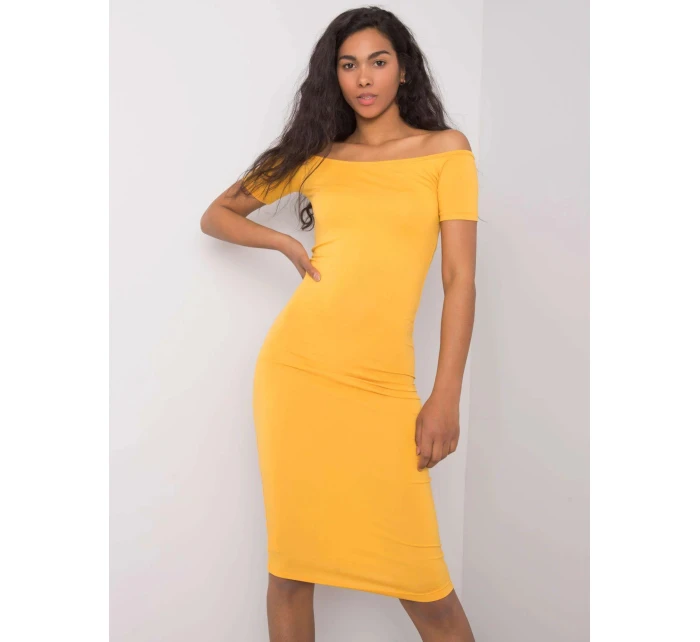 Šaty RV SK model 20826108 jasně oranžová - Rue Paris