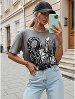 COMIS dámske tričko tmavosivé FashionStreet RY2607