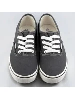 Tmavě šedé šněrovací dámské tenisky model 17134057 - ANDY-Z