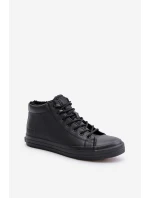 Mužské zateplené tenisky s zipem černé Big Star model 21669644 - Big Star Shoes