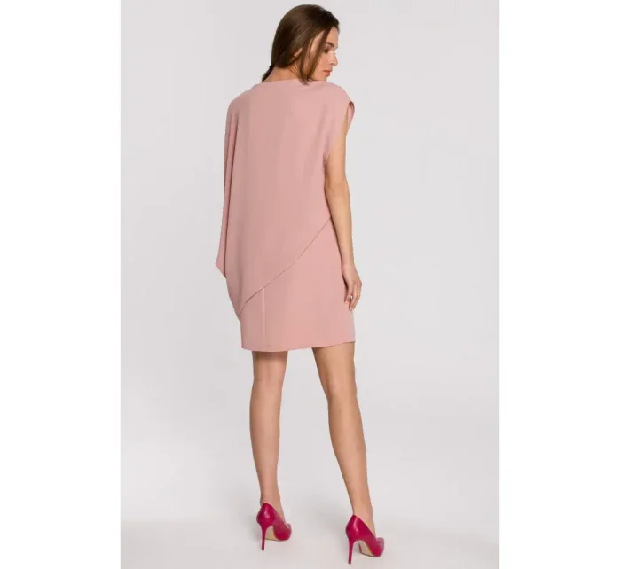 šaty pudrové model 18003482 - STYLOVE