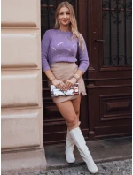 Dámský svetr lila Dstreet model 21966986 - FashionStreet
