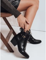 Dámské kozačky s podpatkem černé Dstreet model 21982155 - FashionStreet