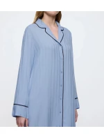 Dámska nočná košeľa Amourette Jacquard NDW - ICE - modrá 00SA - TRIUMPH