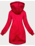 Dlhá červená dámska mikina (AMG-855B) Dlhá červená dámska mikina (AMG-855B)