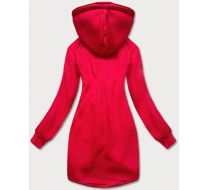 Dlhá červená dámska mikina (AMG-855B) Dlhá červená dámska mikina (AMG-855B)