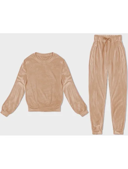 Dámská velurová souprava v barvě model 20086976 - J.STYLE Dámská velurová souprava v barvě model 20086976 - J.STYLE