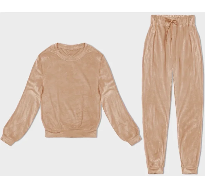 Dámská velurová souprava v barvě model 20086976 - J.STYLE Dámská velurová souprava v barvě model 20086976 - J.STYLE