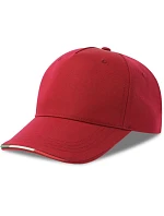Recy Five 5 panelová kšiltovka red model 22450433 - Atlantis Headwear Recy Five 5 panelová kšiltovka red model 22450433 - Atlantis Headwear