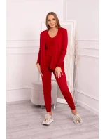 Sada svetrů model 18746420 červená - K-Fashion