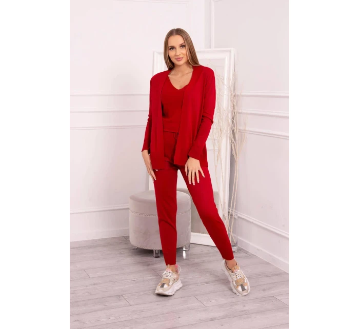 Sada svetrů model 18746420 červená - K-Fashion