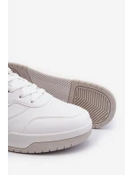 Sneakersy Męskie Z Eko Skóry Białe Radikalle Sneakersy Męskie Z Eko Skóry Białe Radikalle