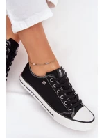 Dámské Nízké Tenisky Big Star model 21705361 Černé - Big Star Shoes Dámské Nízké Tenisky Big Star model 21705361 Černé - Big Star Shoes