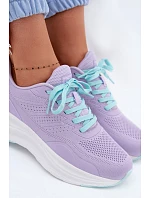Dámské sportovní boty na platformě Levandulové Gelirae