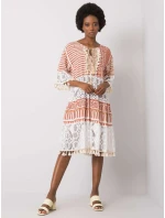 Šaty DHJ SK model 15638158 tmavě oranžová - FPrice