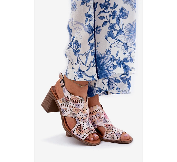 Dámske sandále RM24125 pink - Jezzi