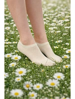 DÁMSKE HLADKÉ BAMBUSOVÉ PONOŽKY SO SILIKÓNOM 281028