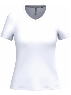 K Dámské tričko s výstřihem do V 20.K white model 22508190 - Kariban