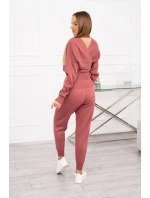 Dvoudílný model 18747682 set tmavě růžový - K-Fashion Dvoudílný model 18747682 set tmavě růžový - K-Fashion