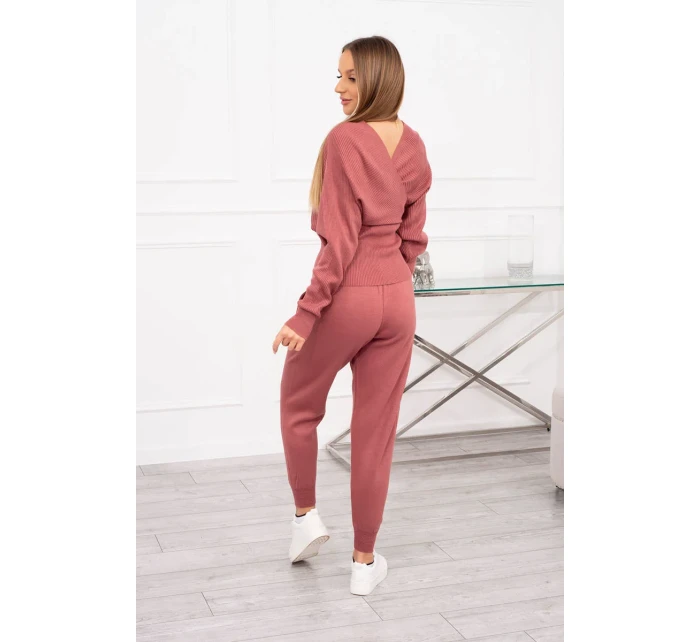 Dvoudílný model 18747682 set tmavě růžový - K-Fashion Dvoudílný model 18747682 set tmavě růžový - K-Fashion