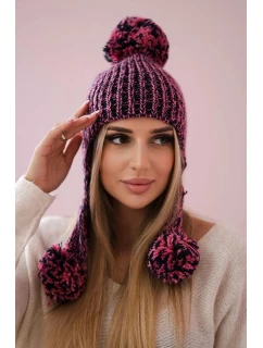 Dámská klapka na uši Emma K343 růžová