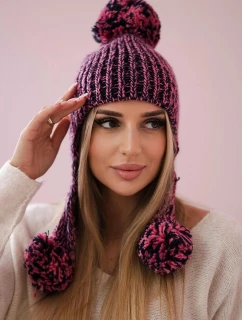 Dámská klapka na uši Emma K343 růžová