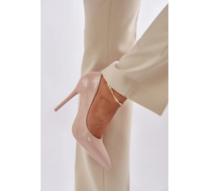 Lakované Lodičky S  Béžové model 21684963 - Boto