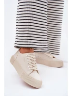 Dámské Textilní Tenisky Big Star model 21693225 Béžové - Big Star Shoes