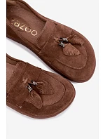 Barefoot z přírodního semiše hnědé model 22356054 - Zazoo Barefoot z přírodního semiše hnědé model 22356054 - Zazoo