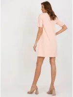 LK SK 506735 šaty.82 broskýň LK SK 506735 šaty.82 broskýň