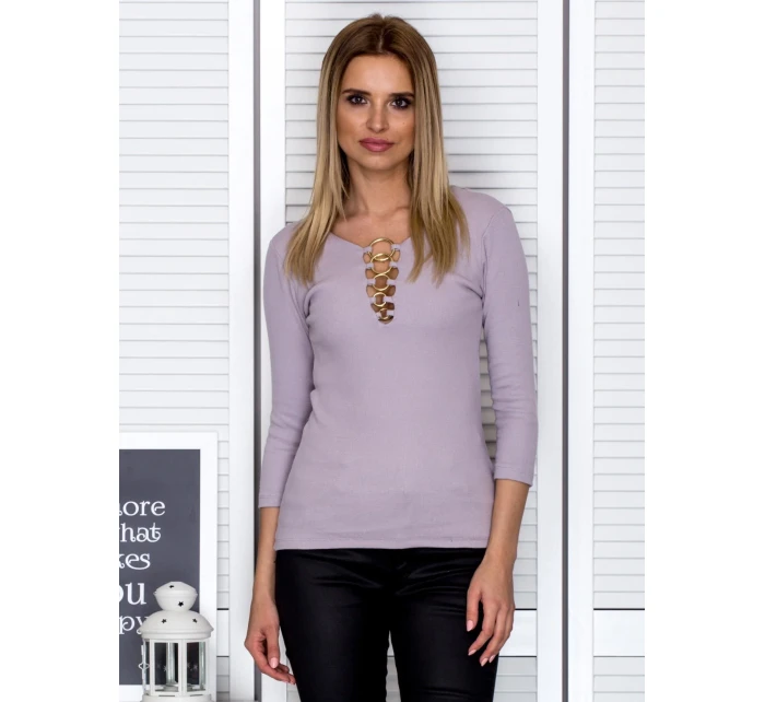 Blúzka CZ BZ 1386.08 tmavo lila