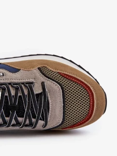 Pánske tenisky Big Star Memory Foam System Beige-Blue