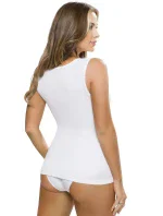 Bílá dámská košilka model 14572781 XXL - Emili Bílá dámská košilka model 14572781 XXL - Emili