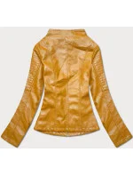 Žltá bunda ramoneska so stojačikom (B14-7) Žltá bunda ramoneska so stojačikom (B14-7)