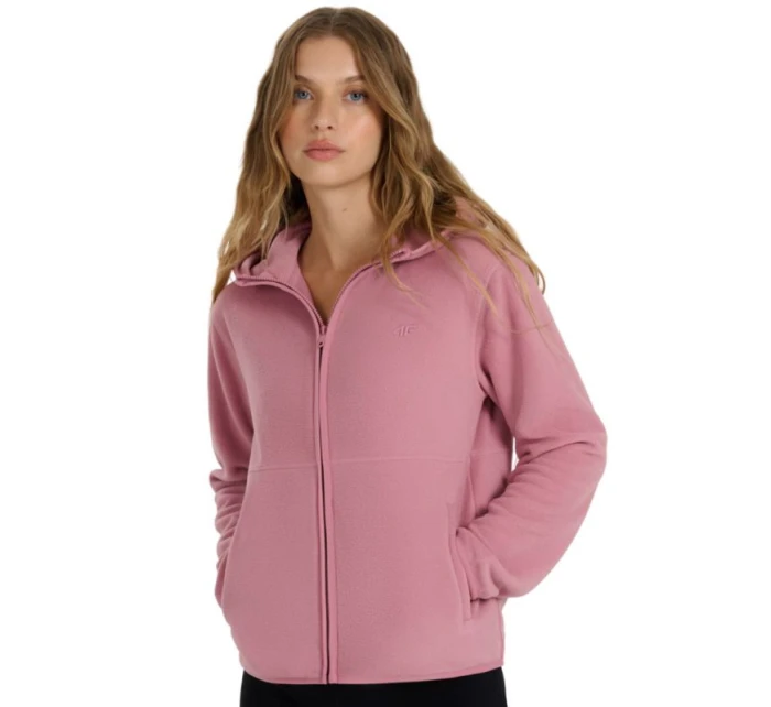 Fleecová mikina s kapucňou 4F W 4FWAW25TFLEF355 56S