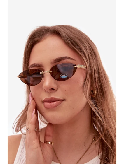 Dámské sluneční brýle s UV model 22031537 tmavě hnědé - Boto