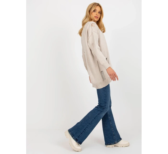 Dámsky kardigan LC SW 8042.04X béžová - FPrice