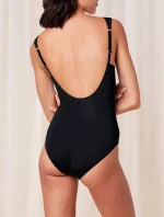 Dámske jednodielne plavky Summer Allure OWP 01 Black - Triumph