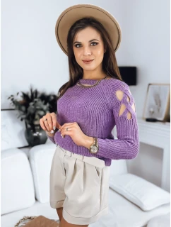 Dámsky sveter LAYSI lilac FashionStreet MY1747