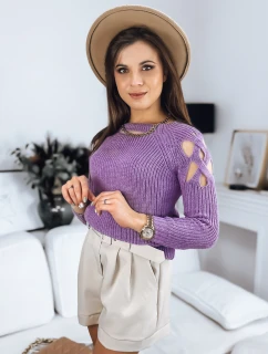 Dámsky sveter LAYSI lilac FashionStreet MY1747
