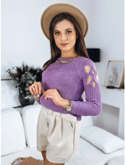 Dámský svetr lila Dstreet model 21967078 - FashionStreet
