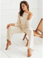 Dámské kalhoty light beige Dstreet model 21972569 - FashionStreet