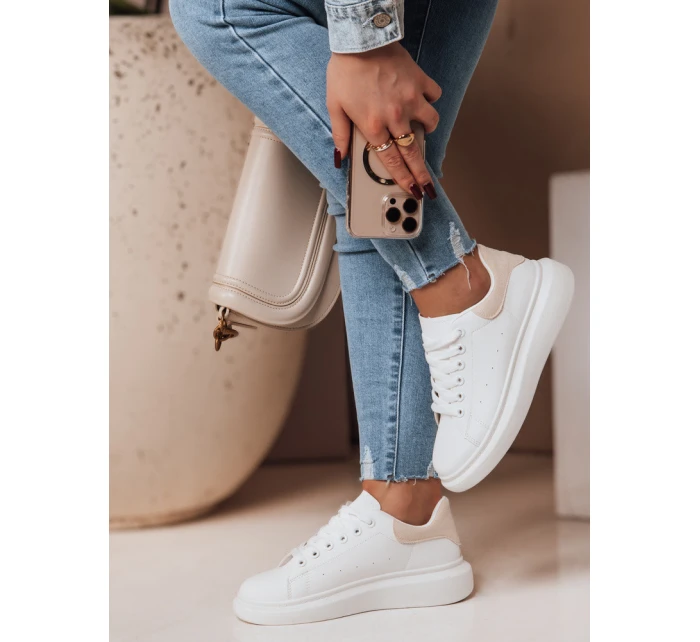 Dámské sportovní tenisky beige Dstreet model 21983909 - FashionStreet