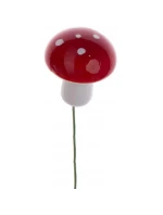 DEKORATÍVNA FIGÚRKA MUCHOTRÁVKY NA DRÔTE 16KS