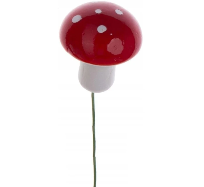 DEKORATÍVNA FIGÚRKA MUCHOTRÁVKY NA DRÔTE 16KS