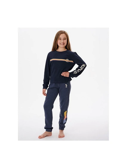 model 22170005 Wave Tričko s dlouhým rukávem Dívčí námořnická modrá - Rip Curl