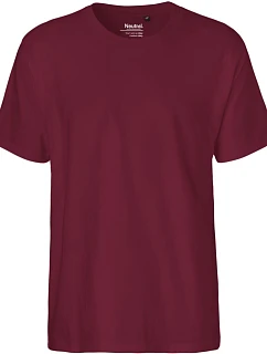 O Pánské tričko z těžké bio bavlny bordeaux model 22504289 - Neutral