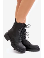 Ocieplane Botki Workery Na Zamek Czarne Leairae Ocieplane Botki Workery Na Zamek Czarne Leairae